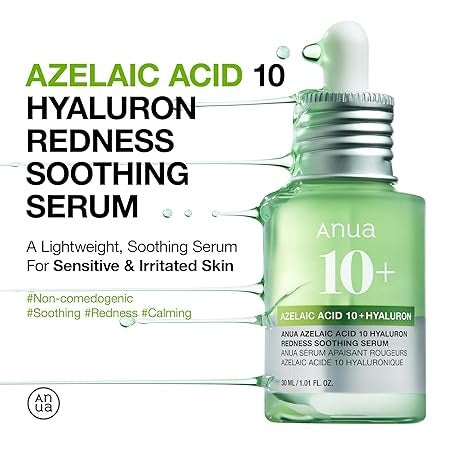 Anua - Azelaic Acid 10 + Hyaluron Redness Soothing Serum