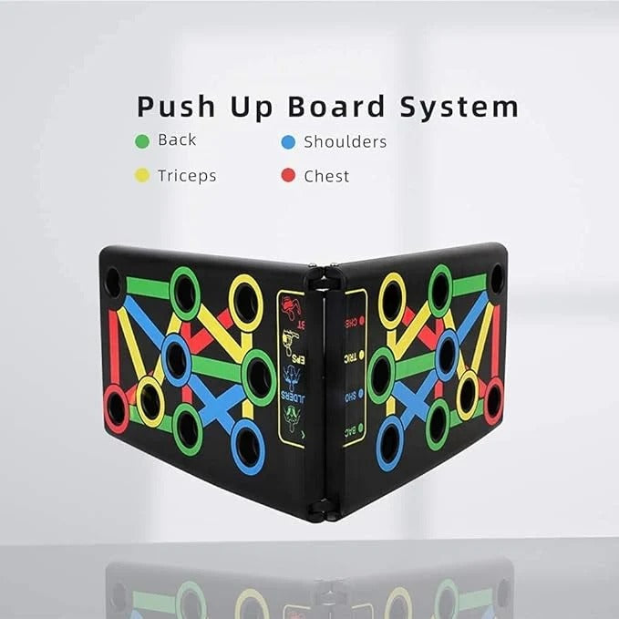 Foldable Push-Up Board – Home Gym Workout Equipment for Men & Women