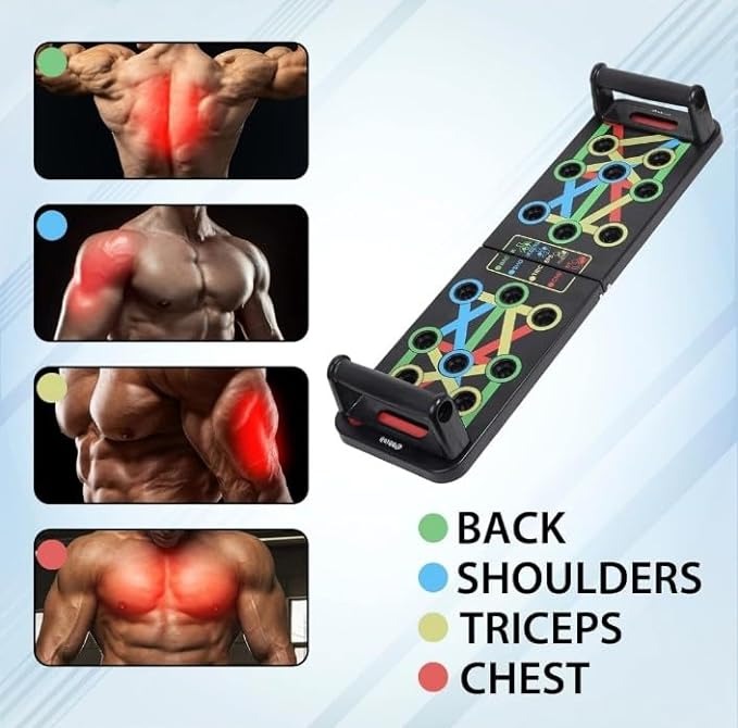 Foldable Push-Up Board – Home Gym Workout Equipment for Men & Women