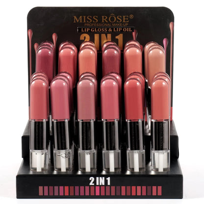 Miss Rose - 2-in-1 Lip Gloss & Lip Oil