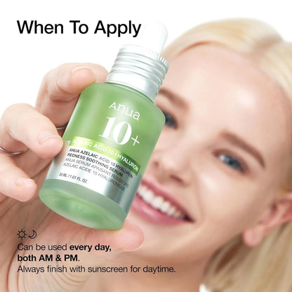 Anua - Azelaic Acid 10 + Hyaluron Redness Soothing Serum