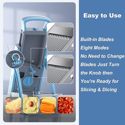 Multi Function Vegetable Cutter with Storage Box