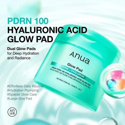 Anua - PDRN 100 + Hyaluron Glow Pad